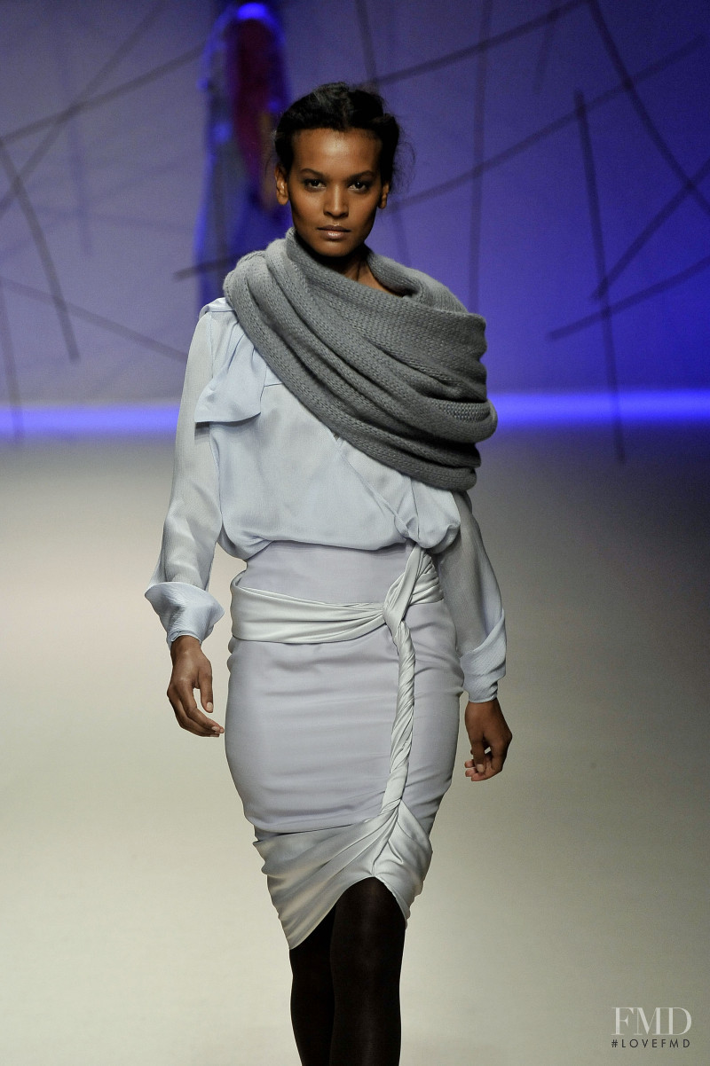 Liya Kebede featured in  the Emanuel Ungaro fashion show for Autumn/Winter 2008