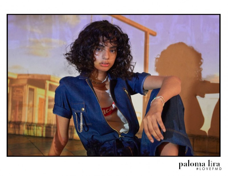 Isis Jimenez featured in  the Paloma Lira Americana advertisement for Spring/Summer 2018