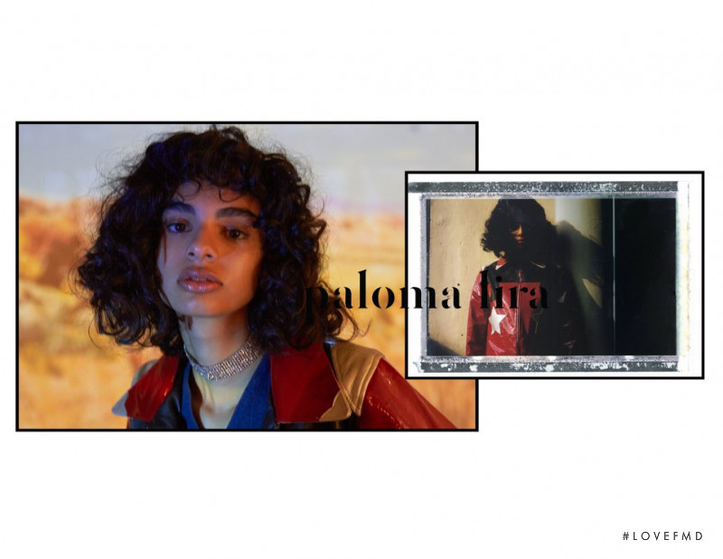 Isis Jimenez featured in  the Paloma Lira Americana advertisement for Spring/Summer 2018