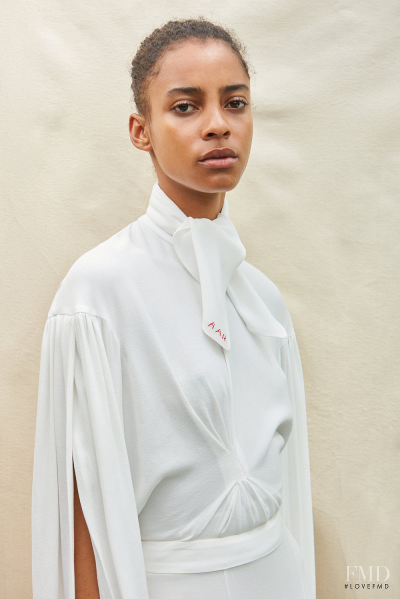 Amelia Rami featured in  the Alejandra Alonso Rojas lookbook for Resort 2019