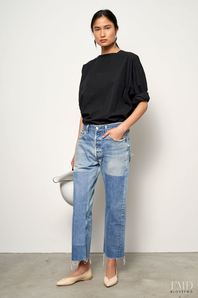 Varsha Thapa featured in  the B Sides Jeans lookbook for Resort 2019