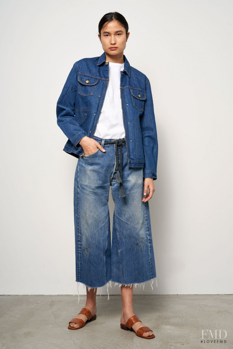 Varsha Thapa featured in  the B Sides Jeans lookbook for Resort 2019