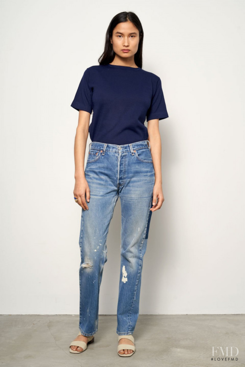 Varsha Thapa featured in  the B Sides Jeans lookbook for Resort 2019