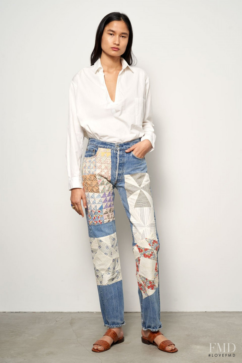 Varsha Thapa featured in  the B Sides Jeans lookbook for Resort 2019