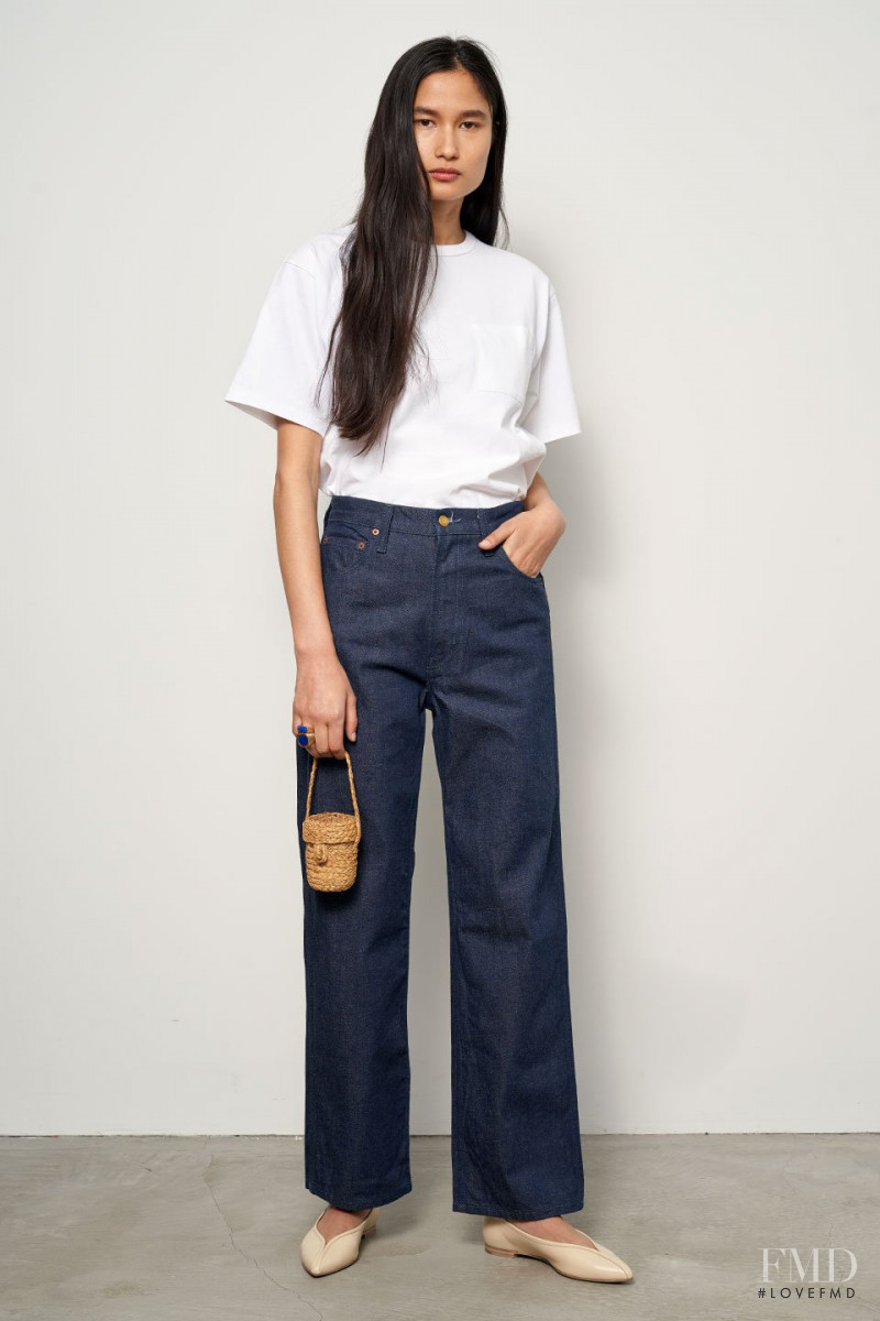 Varsha Thapa featured in  the B Sides Jeans lookbook for Resort 2019