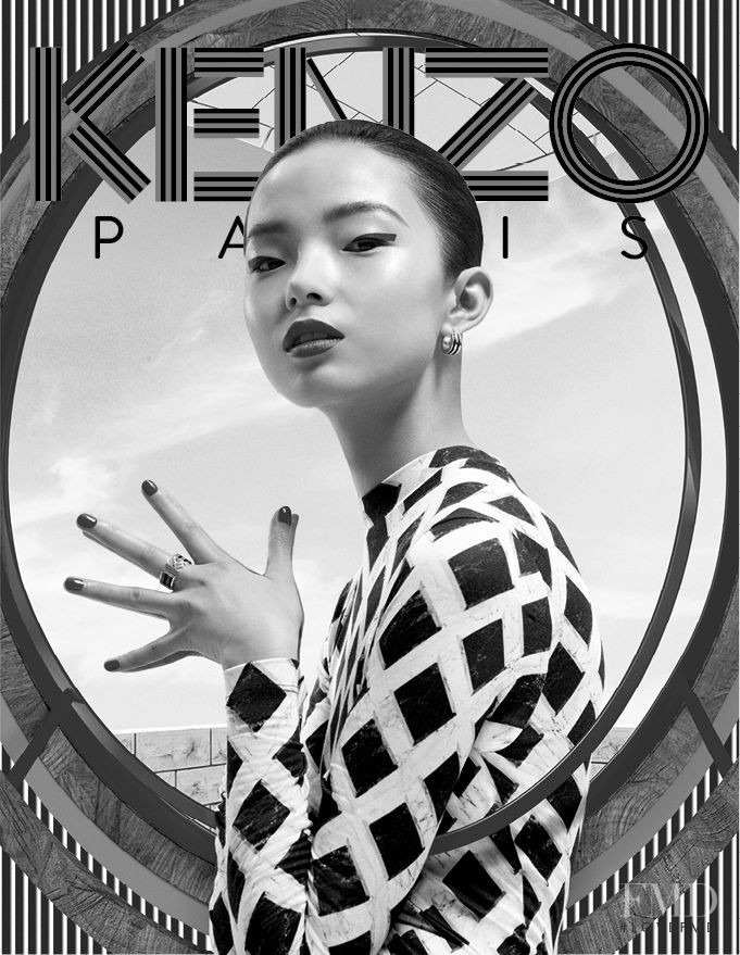 Xiao Wen Ju featured in  the Kenzo Accessories Collection advertisement for Autumn/Winter 2012