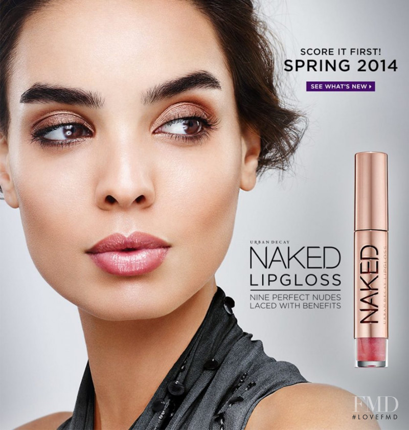 Sabrina Nait featured in  the Urban Decay advertisement for Spring/Summer 2014