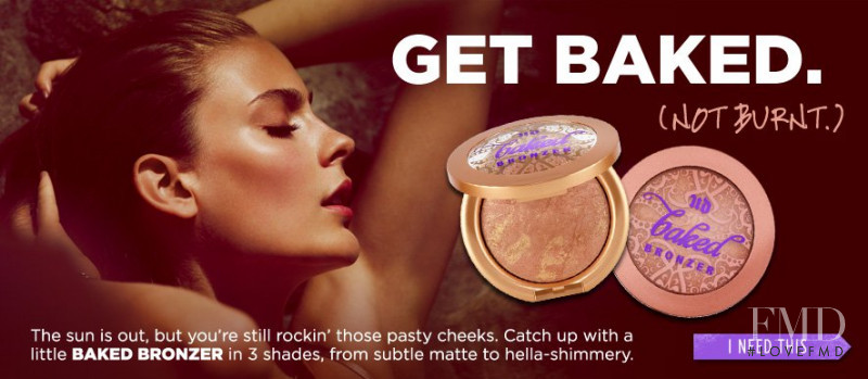 Ellie Ross featured in  the Urban Decay Baked bronzer advertisement for Summer 2012