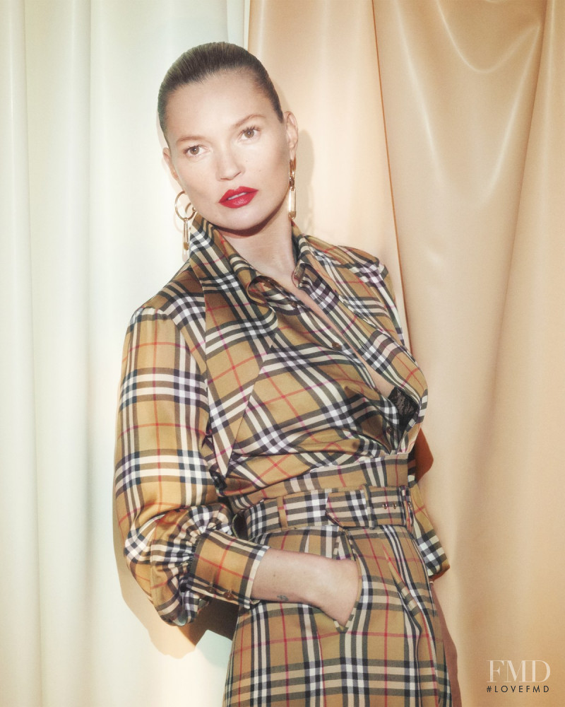 Kate Moss featured in  the Burberry Burberry & Vivienne Westwood  advertisement for Autumn/Winter 2018