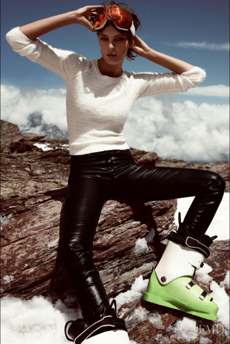 Daria Werbowy featured in  the H&M catalogue for Holiday 2012