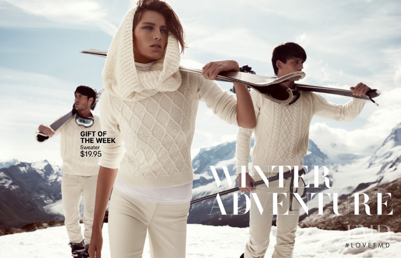 Daria Werbowy featured in  the H&M catalogue for Holiday 2012