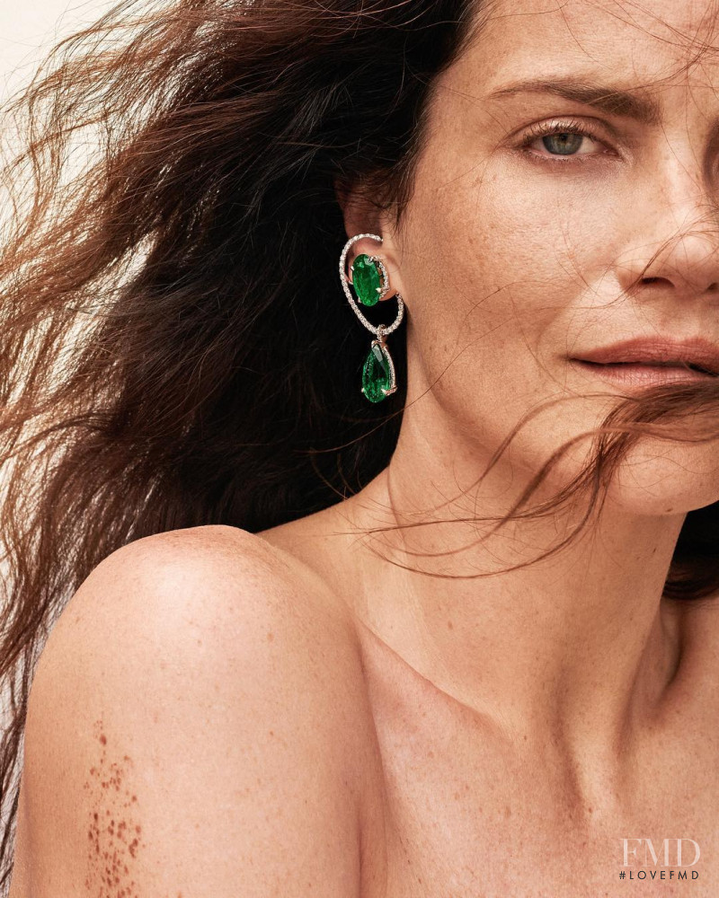 Missy Rayder featured in  the Ana Khouri advertisement for Autumn/Winter 2018