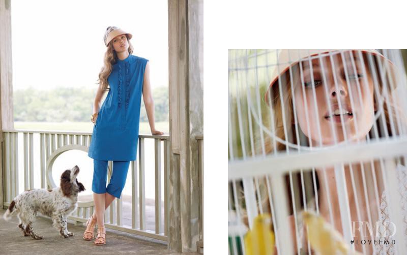 Frida Gustavsson featured in  the Louis Vuitton advertisement for Cruise 2013
