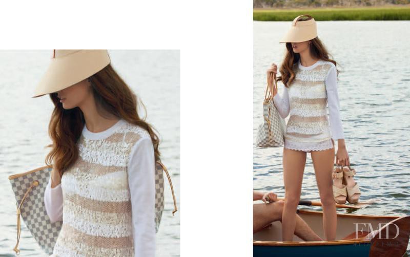 Kendra Spears featured in  the Louis Vuitton advertisement for Cruise 2013