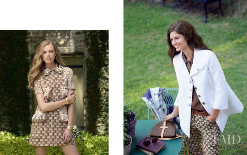 Frida Gustavsson featured in  the Louis Vuitton advertisement for Cruise 2013