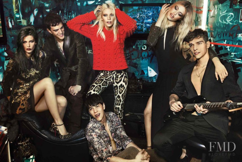 Aline Weber featured in  the Just Cavalli advertisement for Fall 2012