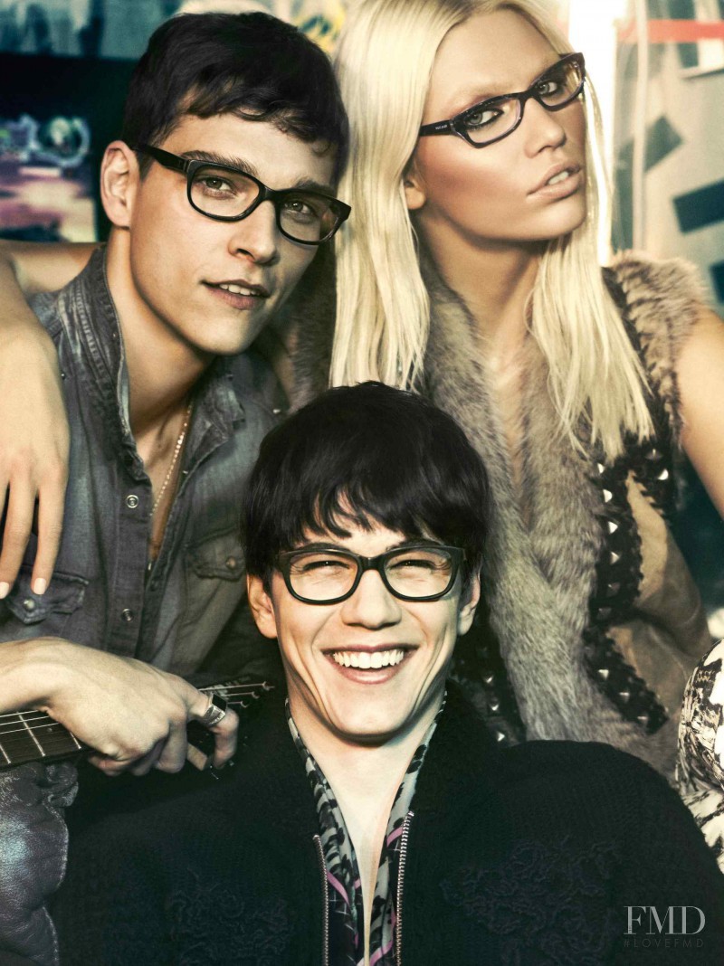 Aline Weber featured in  the Just Cavalli advertisement for Fall 2012