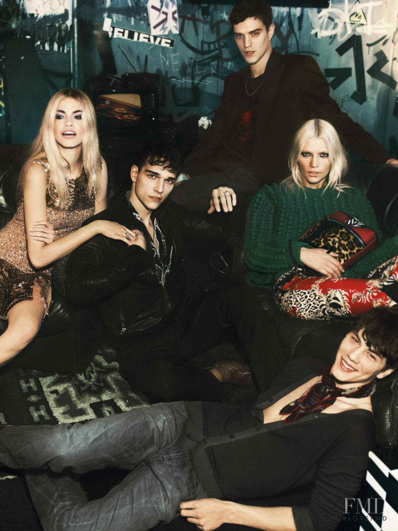 Aline Weber featured in  the Just Cavalli advertisement for Fall 2012