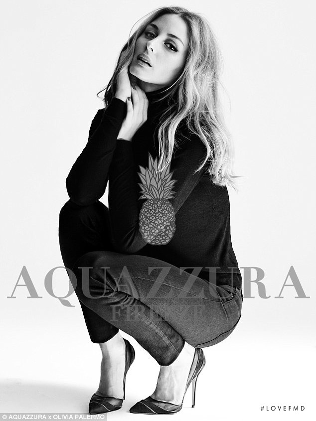 Aquazzura x Olivia Palermo advertisement for Autumn/Winter 2014