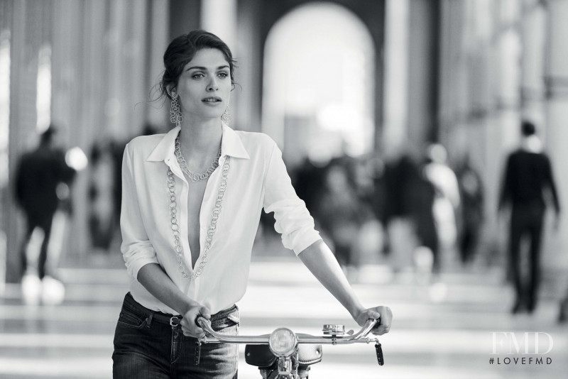 Elisa Sednaoui featured in  the Buccellati advertisement for Spring/Summer 2015