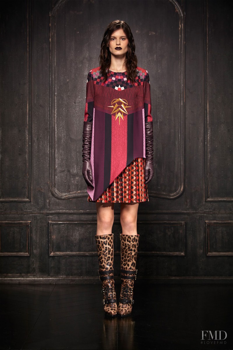 Bara Holotova featured in  the Just Cavalli fashion show for Pre-Fall 2013