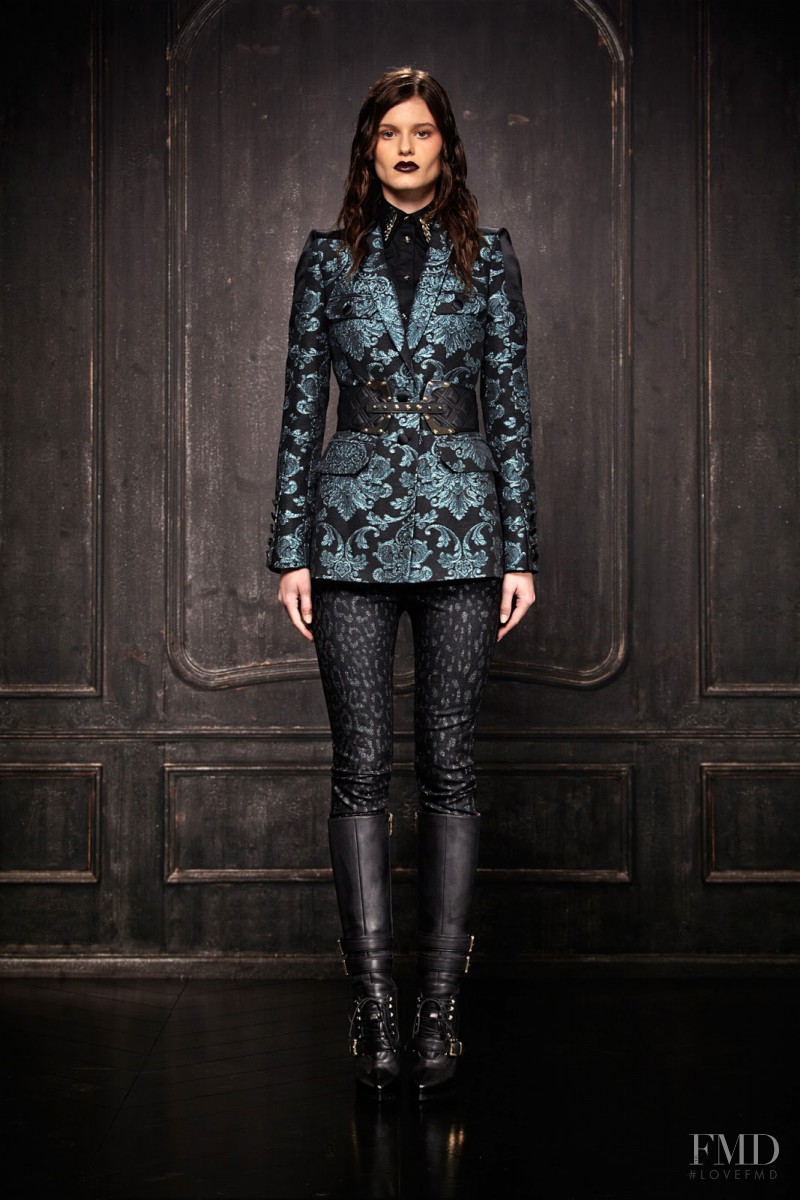 Bara Holotova featured in  the Just Cavalli fashion show for Pre-Fall 2013