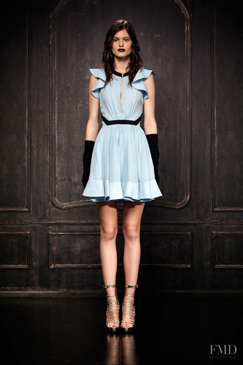Bara Holotova featured in  the Just Cavalli fashion show for Pre-Fall 2013