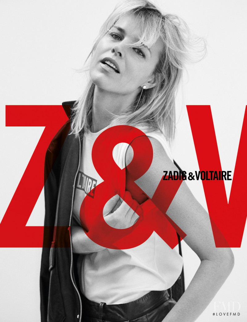 Eva Herzigova featured in  the Zadig & Voltaire advertisement for Spring/Summer 2019