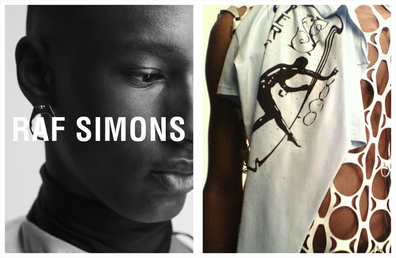 Raf Simons advertisement for Spring/Summer 2019