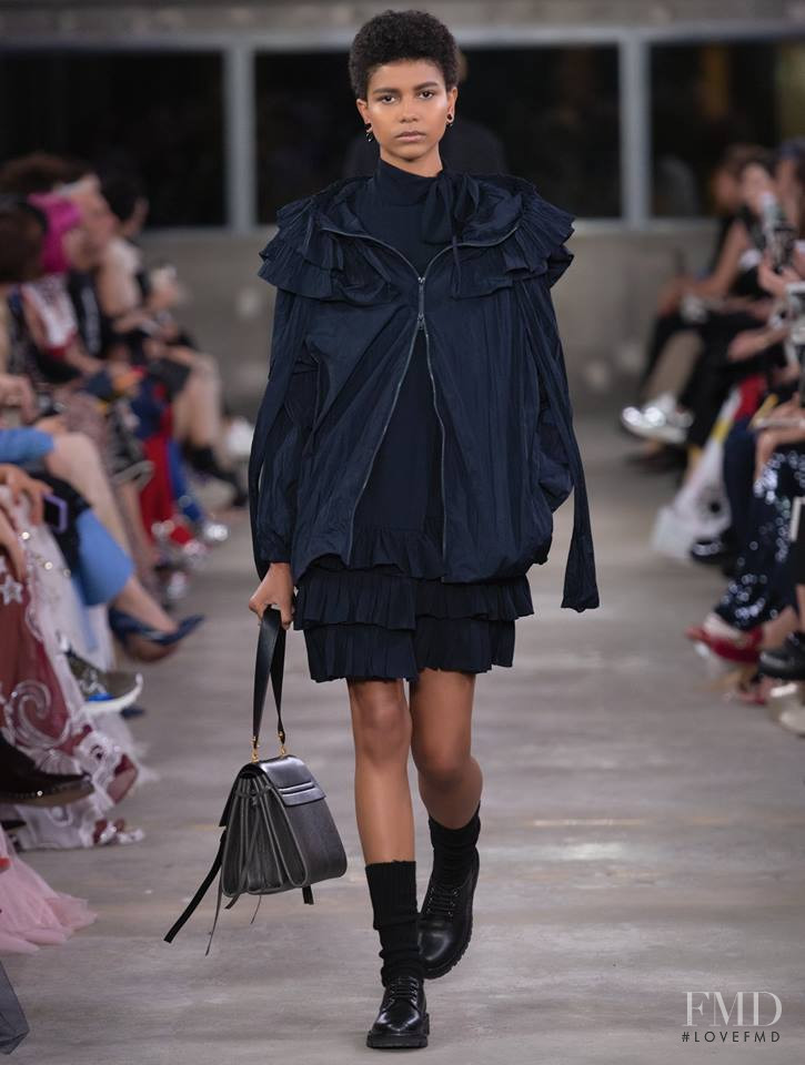 Maria Vitoria featured in  the Valentino fashion show for Pre-Fall 2019