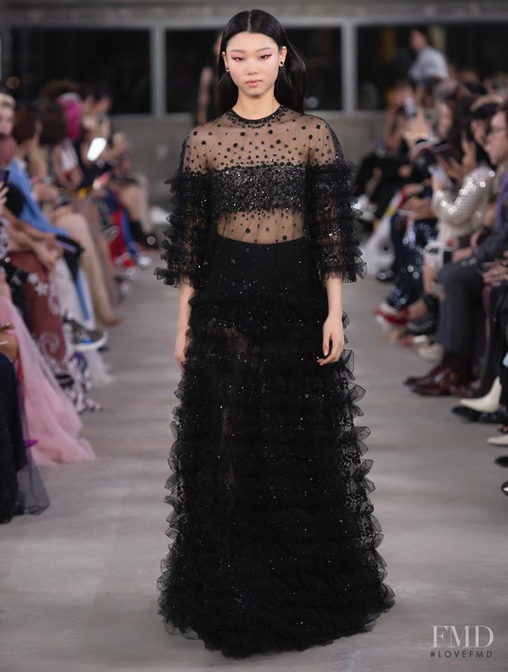 Yoon Young Bae featured in  the Valentino fashion show for Pre-Fall 2019