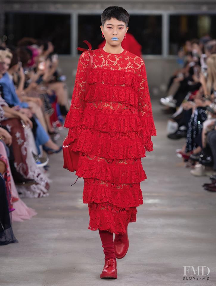 So Hyun Jung featured in  the Valentino fashion show for Pre-Fall 2019