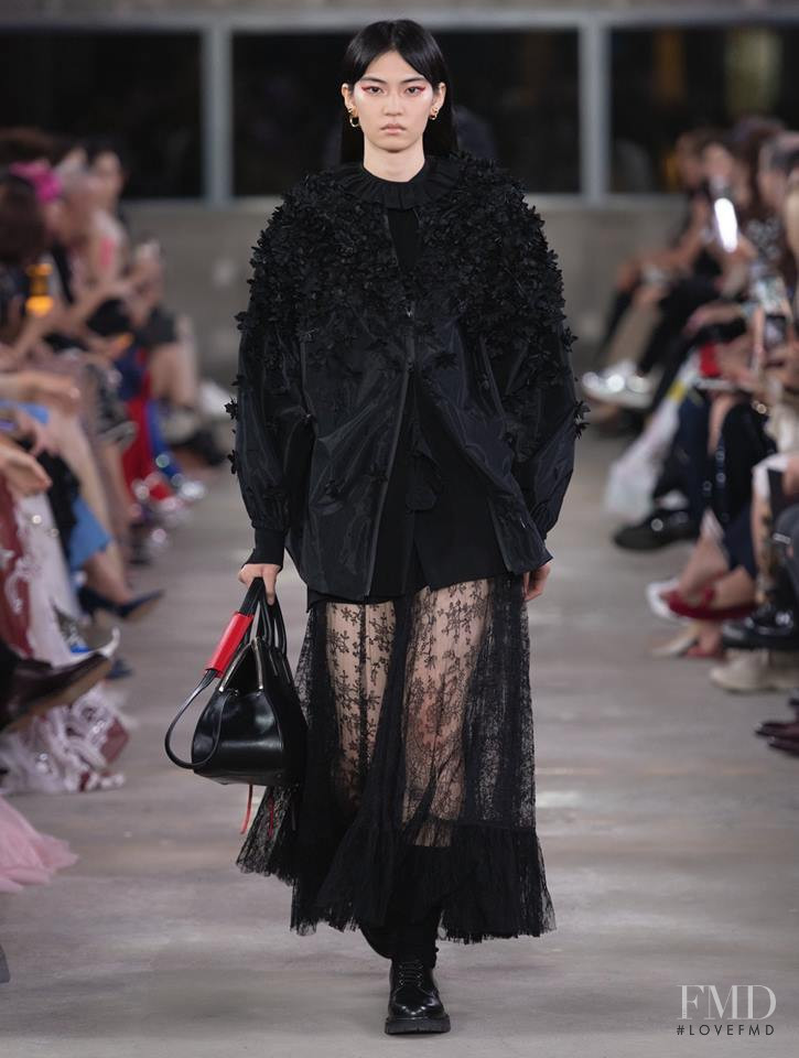 Miki Ehara featured in  the Valentino fashion show for Pre-Fall 2019