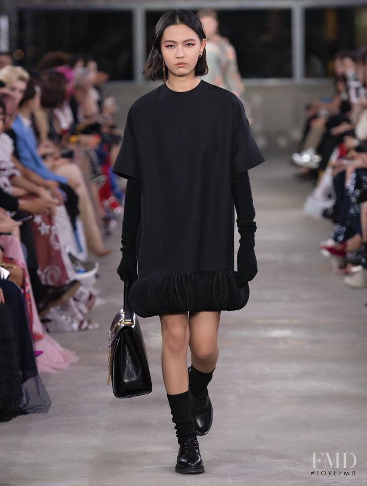 Jia Li Zhao featured in  the Valentino fashion show for Pre-Fall 2019