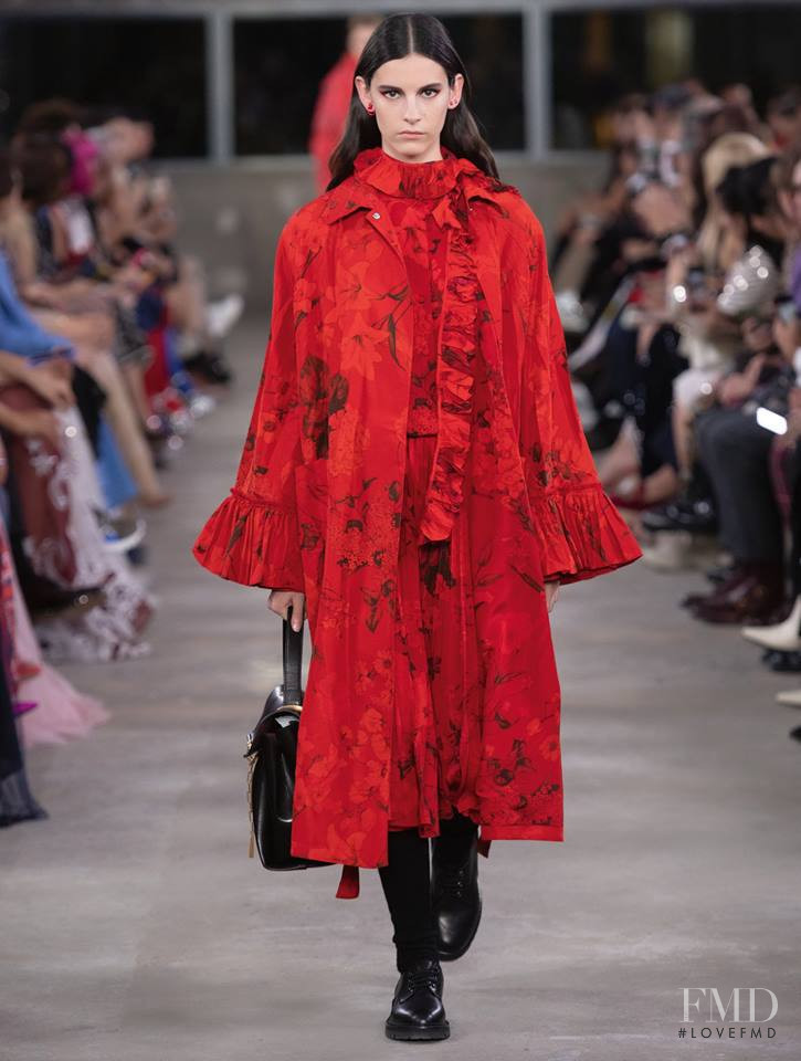 Cyrielle Lalande featured in  the Valentino fashion show for Pre-Fall 2019