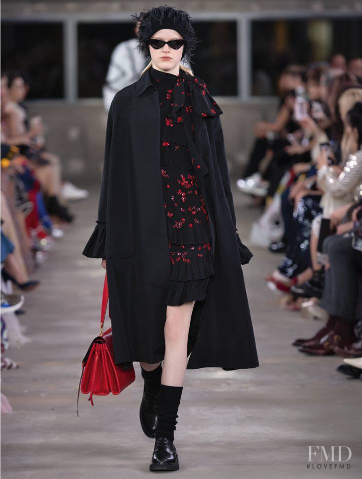 Hannah Motler featured in  the Valentino fashion show for Pre-Fall 2019