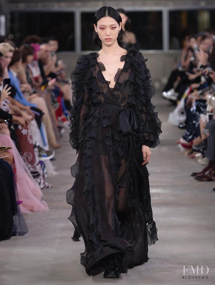 So Ra Choi featured in  the Valentino fashion show for Pre-Fall 2019