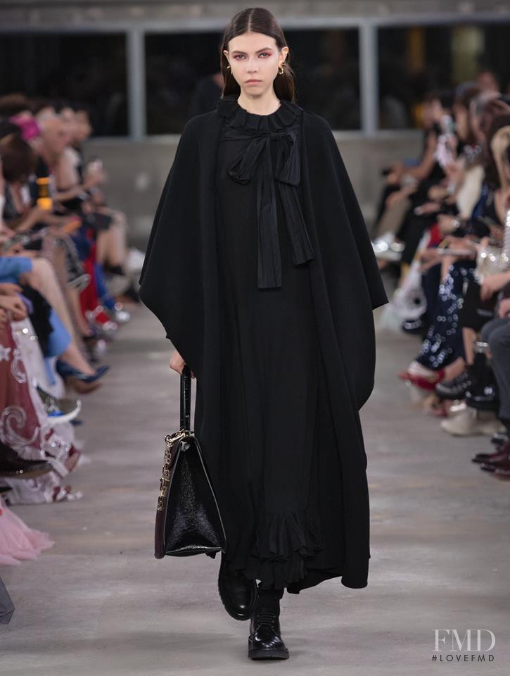 Lea Julian featured in  the Valentino fashion show for Pre-Fall 2019