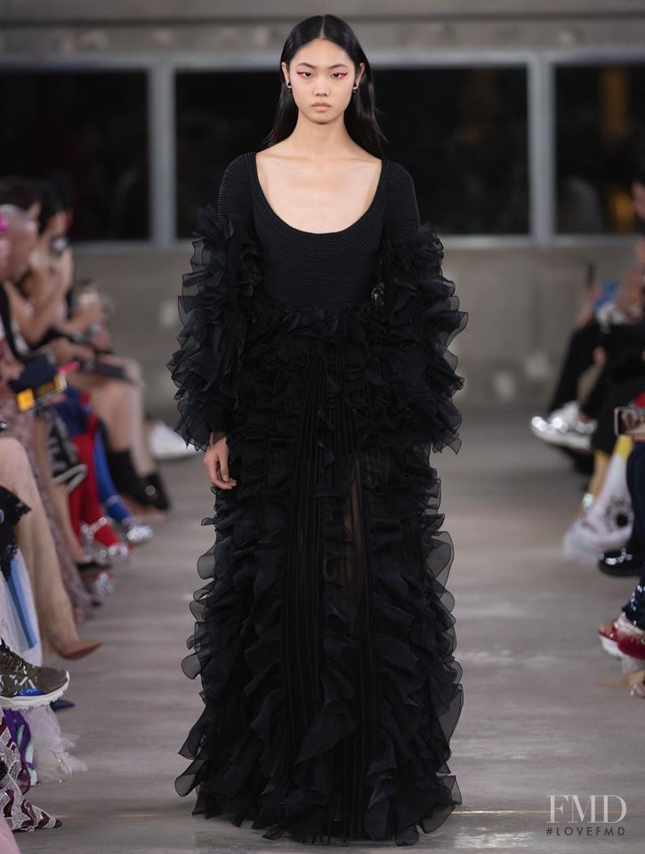 Sijia Kang featured in  the Valentino fashion show for Pre-Fall 2019