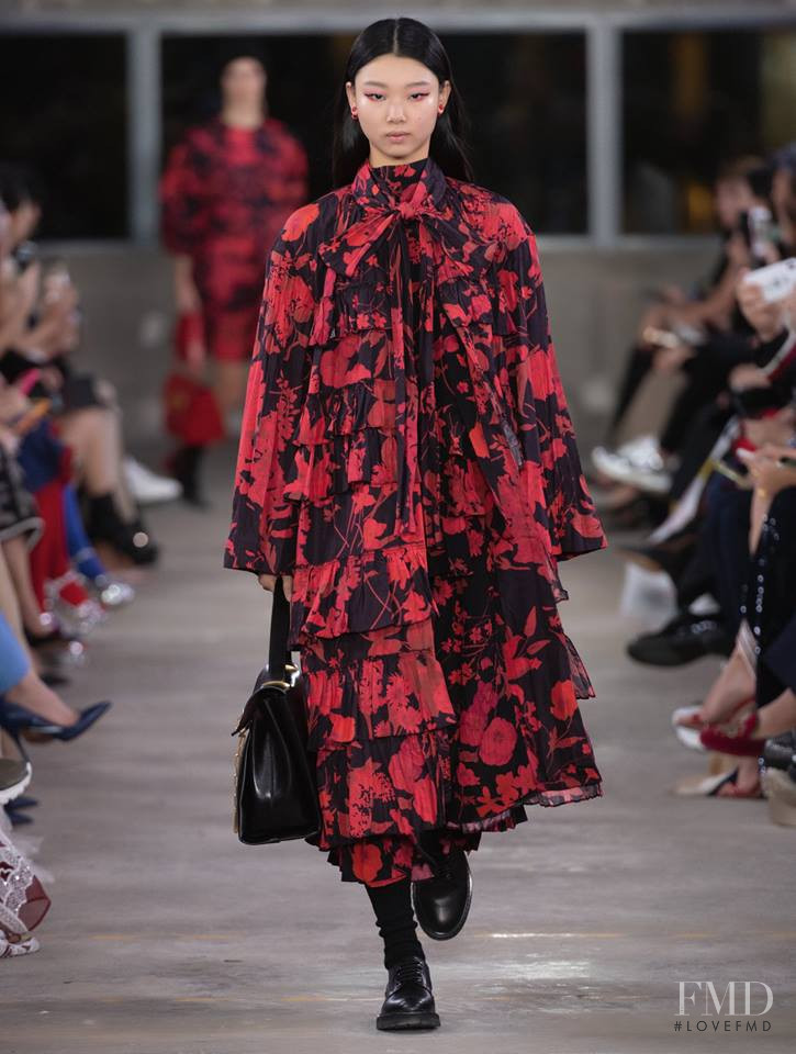Yoon Young Bae featured in  the Valentino fashion show for Pre-Fall 2019