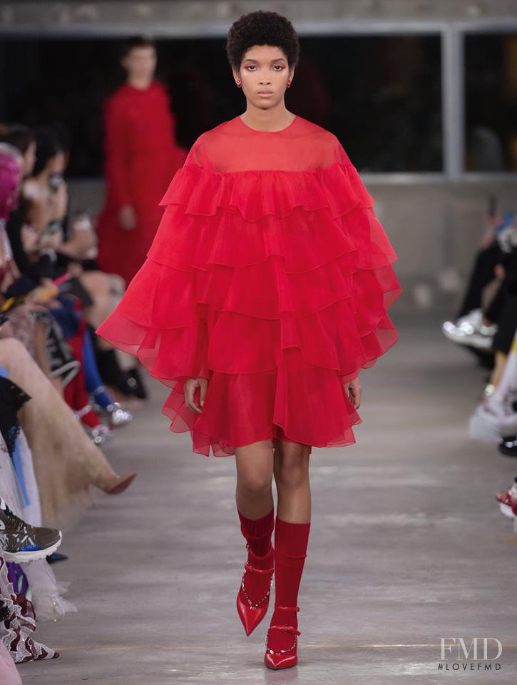 Licett Morillo featured in  the Valentino fashion show for Pre-Fall 2019