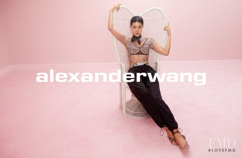 So Hyun Jung featured in  the Alexander Wang advertisement for Spring/Summer 2019