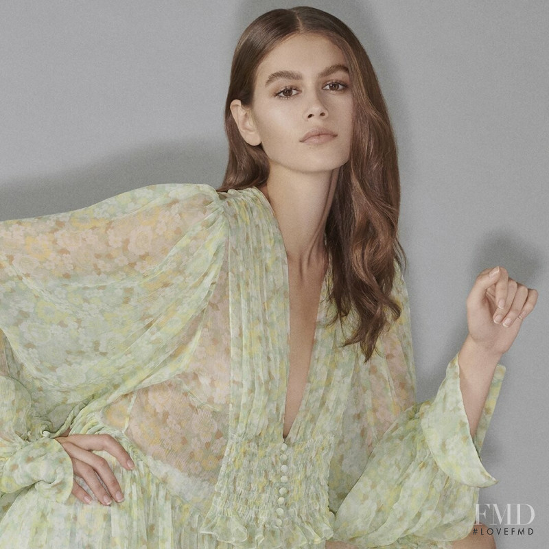 Kaia Gerber featured in  the Stella McCartney advertisement for Spring/Summer 2019