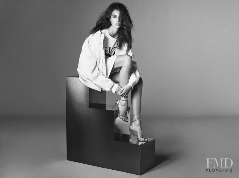 Kaia Gerber featured in  the Jimmy Choo advertisement for Spring/Summer 2019
