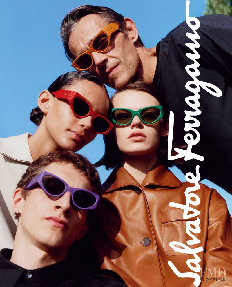 Binx Walton featured in  the Salvatore Ferragamo advertisement for Spring/Summer 2019