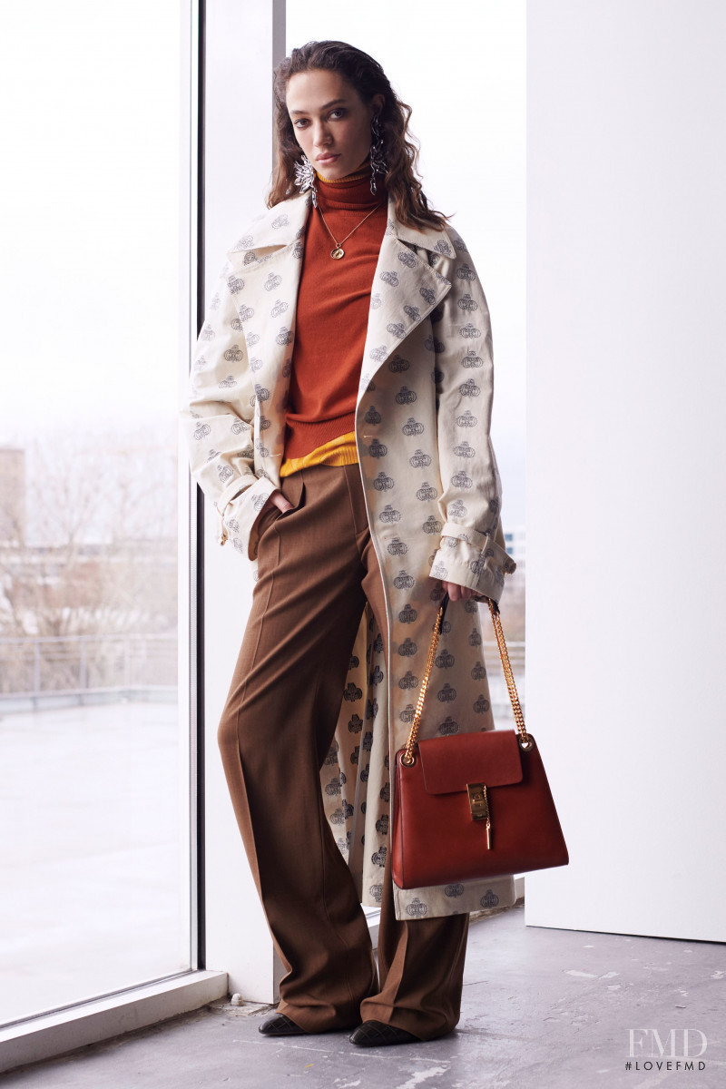 Sophie Koella featured in  the Chloe fashion show for Pre-Fall 2019