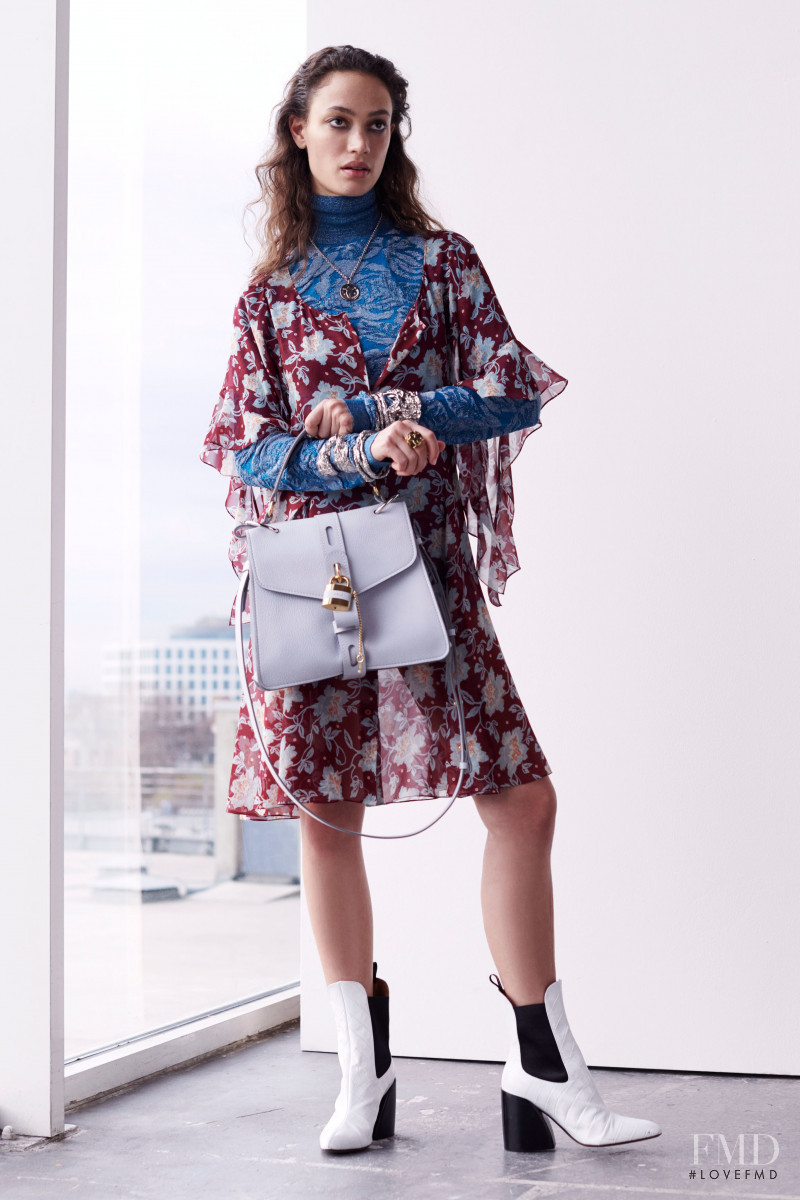 Sophie Koella featured in  the Chloe fashion show for Pre-Fall 2019