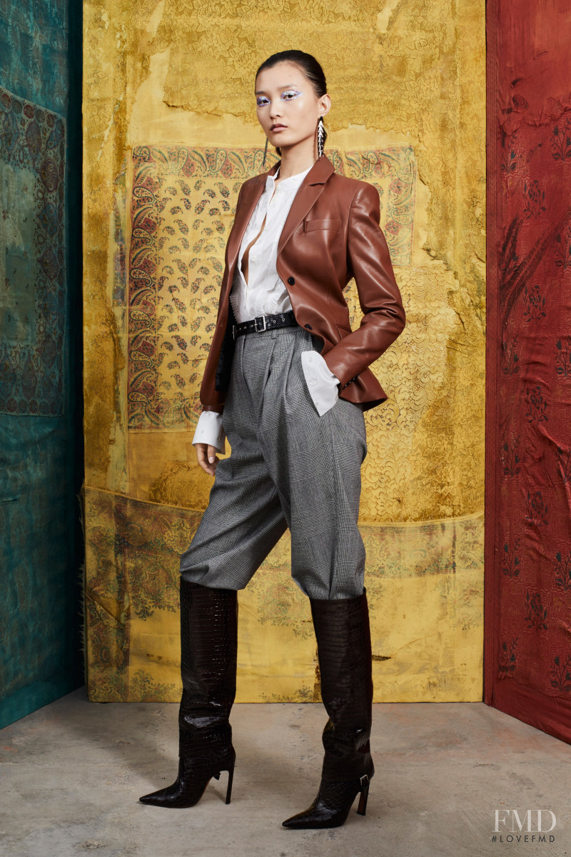 Liu Chunjie featured in  the Altuzarra lookbook for Pre-Fall 2019