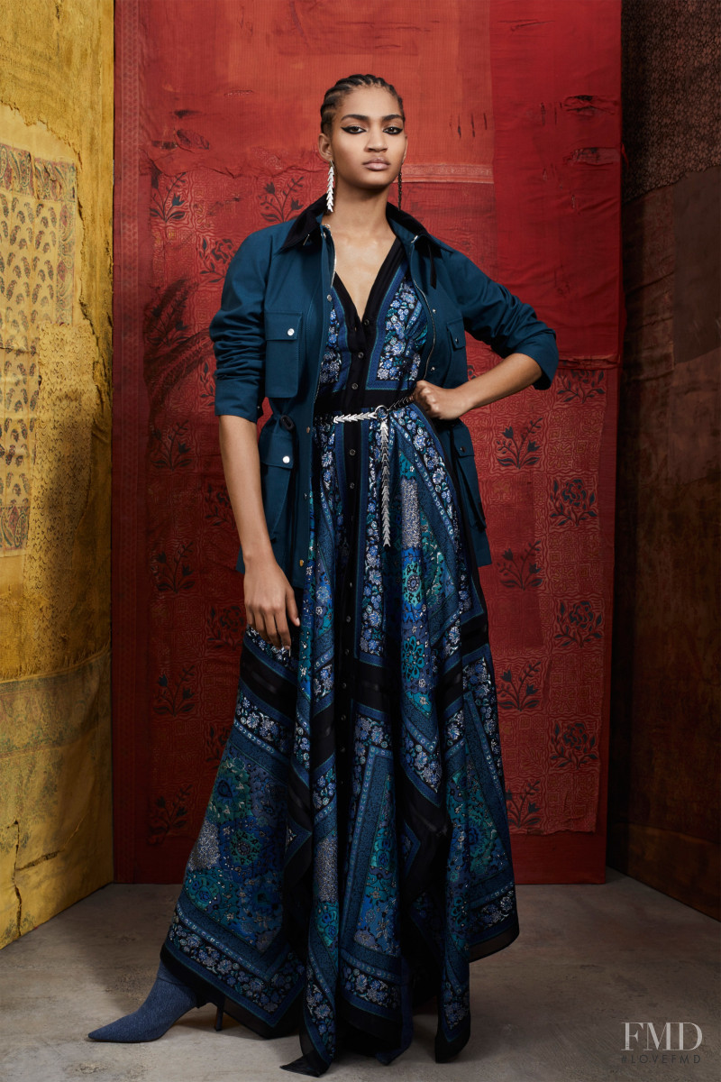 Anyelina Rosa featured in  the Altuzarra lookbook for Pre-Fall 2019