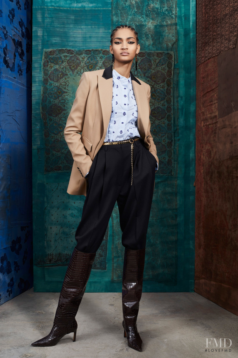 Anyelina Rosa featured in  the Altuzarra lookbook for Pre-Fall 2019